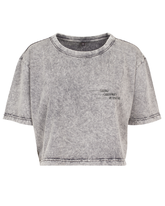 The Pots Coach Acid Wash Crop Top